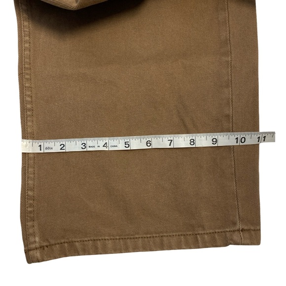 Free People NWT Deep Trance Overalls Brown Sugar Size Large Waist 18 - Picture 13 of 17